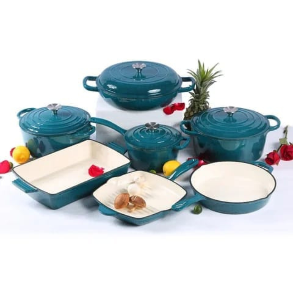 Cast iron cookware set