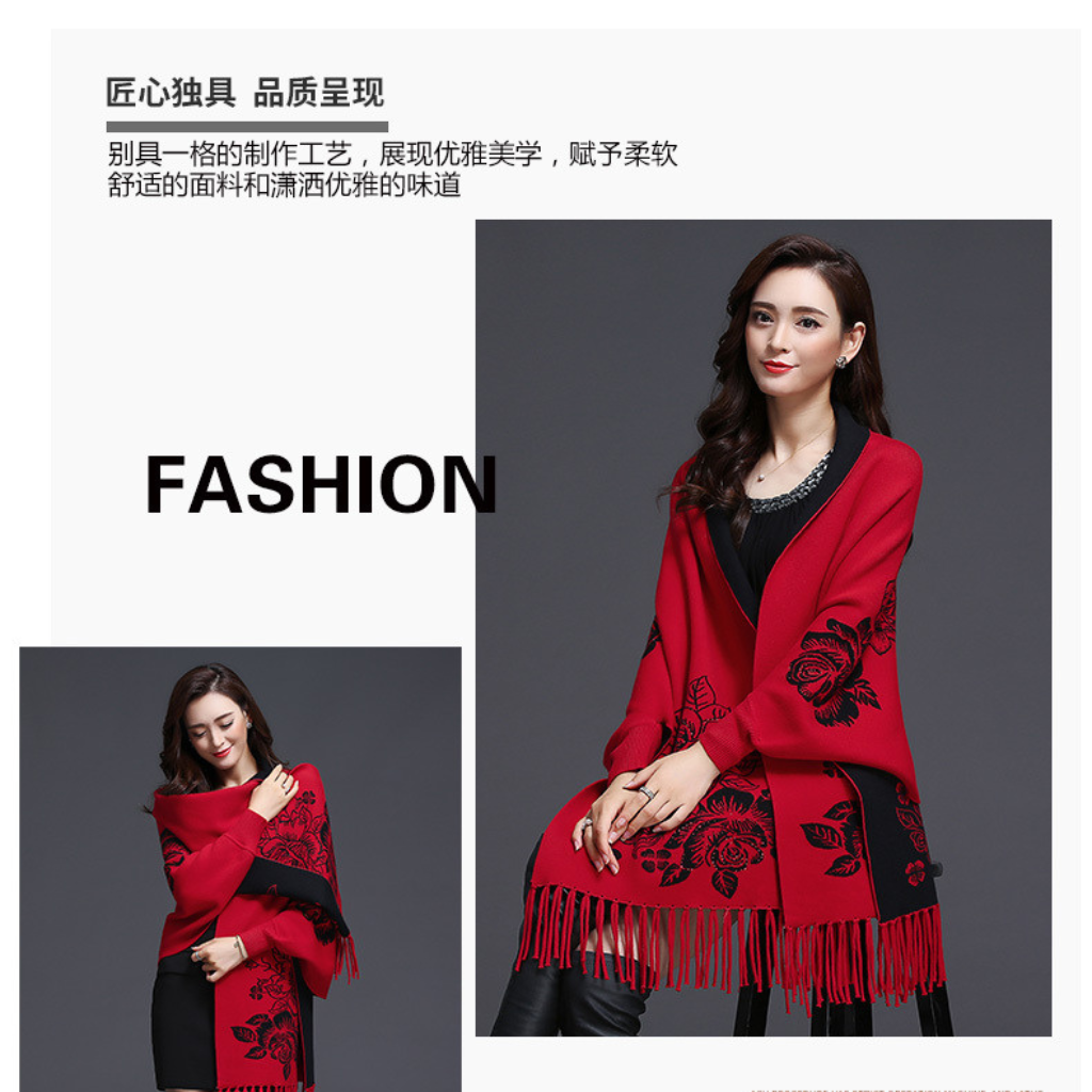 Cashmere high-end shawl