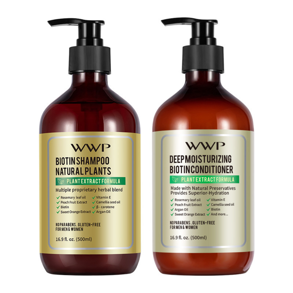 Organic shampoo and conditioner